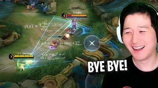 I sniped only Natan after they spammed recalling and emotes on me | Mobile Legends Beatrix