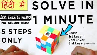 How To Solve 3x3 puzzle Cube - How To Solve A Rubik’s Cube In Hindi