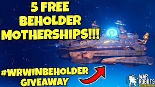 (Ended)BEHOLDER GIVEAWAY IN WAR ROBOTS!!! #WRwinBeholder