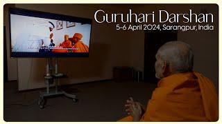Guruhari Darshan, 5-6 Apr 2024, Sarangpur, India