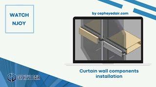 Watch Njoy Series 018 (Curtain wall components installation) #installation #facade #curtainwall