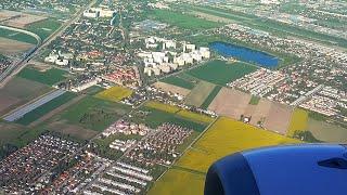 Вид на Вену из самолета, аэропорт  / View of Vienna from an airplane, Vienna International Airport