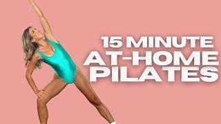 15 Minute No Equipment Pilates Flow // Total Body // Light tone // Easy on the joints