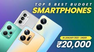 Top 5 Mobile Phone Under 20000 in January 2023 | Best Budget Phone Under 20000 in India 2023