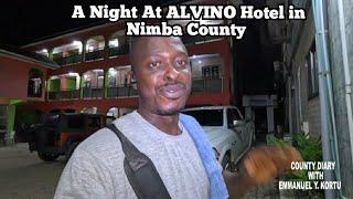 I SPENT THE NIGHT IN THIS BEAUTIFUL ALVINO HOTEL IN GANTA NIMBA COUNTY LIBERIA WEST AFRICA