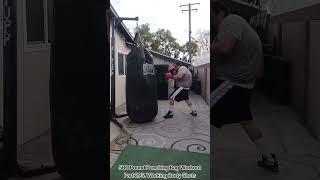 500 Pound Punching Bag Workout Part 295. Working Body Shots.