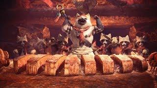 Monster Hunter World™ Meowscular Chef Cut scenes so far