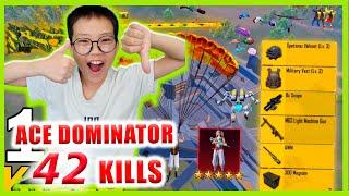 42 kills! Ace Dominator!صادم: الأب وأونيكو يلعبان لعبة Erangel!