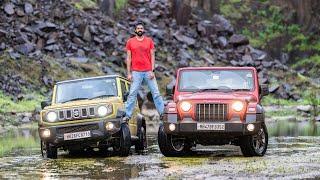 Maruti Jimny vs Mahindra Thar - Extreme Off-Road Comparison | Faisal Khan