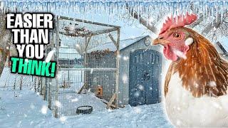 Preparing Our Chickens For An Arctic Blast And Heavy Snow!