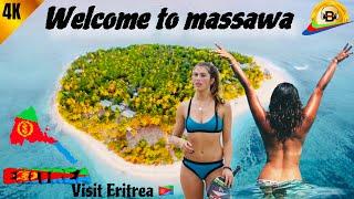 VISIT Eritrea massawa beautiful beach ️ 2024 4K video dehalk Islands