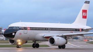 BEA A319 - British Airways Special Centenary Retro Livery FIRST FLIGHT- Manchester Airport