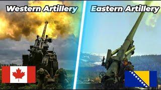 Western Artillery vs Eastern Artillery