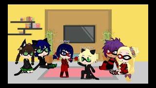 Past Ladybugs and Cat Noirs React to Marinette and Adrien || Gacha Club || Part 3 out of 3