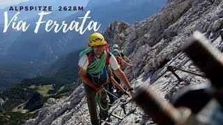 ALPSPITZE 2628m via Nordwand-Ferrata // Video für Anfänger & Einsteiger // Dein erster Klettersteig?