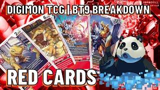 Digimon TCG | BT9 Breakdown - Analysis of Red Cards