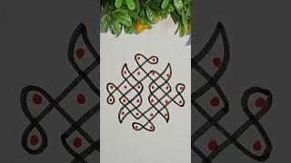 6*2 dots #nelivukolam #rangoli #muggulu #mellikamuggu #easyrangoli