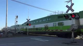 4K video of a GO Train rushing North towards Barrie, Ontario!