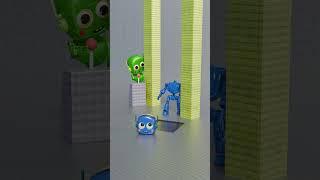 Lost and Found: The Robot's Head-Hunting Misadventure! #animation #ourbaby #funny