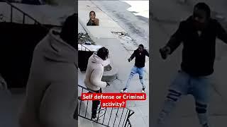 Self defense or criminal activity… what y’all think  #viral #gun #likecommentsubscribe