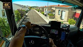 Pov Truck Driving | Sweden Beautiful View | Mercedes Benz 4K ASMR