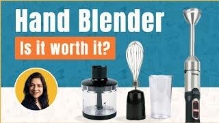 INALSA HAND BLENDER ROBOT INOX 1000W | Best hand blender review | Blender, Chopper, Whisker review