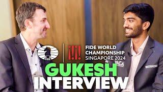 Gukesh Dommaraju's Interview Before The Match