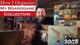  How I ORGANIZE MY BOARDGAME COLLECTION - Game Brigade Talks