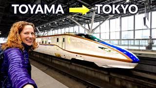 What a Japan BULLET TRAIN is like (Toyama to Tokyo)