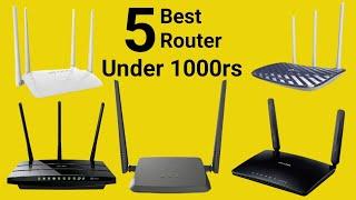 Top 5 Best wifi router under 1000Rs in 2022 | 1000 rupees me sabse acha router
