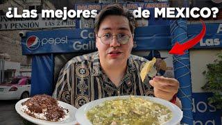 Enchiladas GIGANTES con doble baño de SALSA en la CDMX