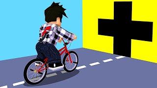 C'EST IMPOSSIBLE DE RENTRER DANS CE TROU EN VÉLO ! (ROBLOX)