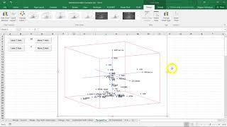 3D scatterplot with Labels for Excel