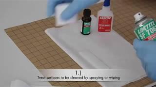 3d Printing Bonding Kit - How to use the Loctite SF 7063 Cleaner