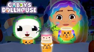 Celebrate Halloween with these Glowing Cat-O-Lanterns! | GABBY'S DOLLHOUSE | Netflix