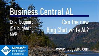 Can the new Bing Chat write AL code for Business Central?