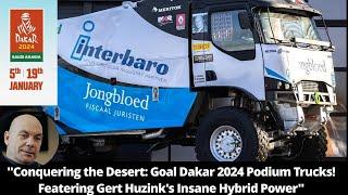 Gert Huzink's Game-Changing Hybrid Power TruckPodium for #Dakar2024 Revealed