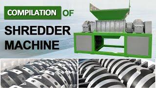 Shredder Machine Compilation | Industrial Metal & Plastic Crusher Machine