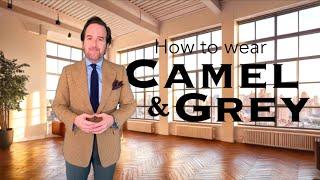 13 Ways of Wearing Camel & Grey