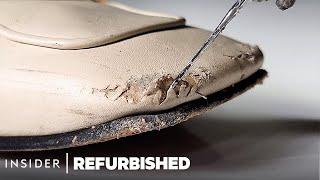 How $1,000 Gucci Mules Are Restored From Bite Marks | Refurbished | Insider