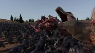 750 T-Rex vs 100.000 Werewolves | Ultimate Epic Battle Simulator 2 | UEBS2