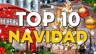  TOP 10 Ciudades para Pasar NAVIDAD⭐️ Mejores Ciudades Navideñas