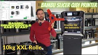 Bambu-Slicer trifft auf Qidi Max-3 Drucker. Industrietauglichkeitscheck