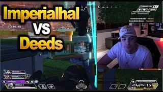 Imperialhal team vs Deeds team in algs scrims!! Deeds Tries BOCEK BOW