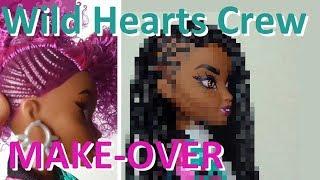 EXTREME Doll Hair Make-over: Wild Hearts Crew [Reroot + Box braids]