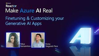 Finetuning & Customizing your Generative AI Apps
