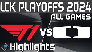 T1 vs DK Highlights ALL GAMES | LCK Playoffs Round 3 | T1 vs Dplus KIA by Onivia