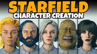 Starfield Character Creation (Male & Female, Full Customization, All Options, Backgrounds, Traits!)