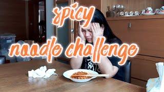 Mukbang / Korean Spicy Noodles Challenge