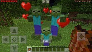 How To Breed Zombies in Minecraft Pocket Edition (Zombie Breeding Addon)